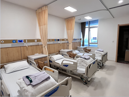 智能共享床頭柜式陪護床配套供入中山大學附屬第一醫(yī)院南沙院區(qū)